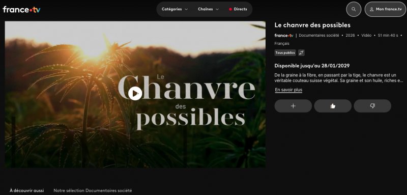 Le chanvre des possibles - France 5