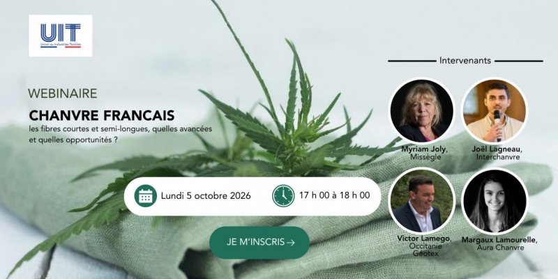 Webinaire Chanvre Fran&ccedil;ais - 5 octobre 2026